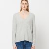 Georgia Cashmere Blend V-Neck Sweater - StyleFav