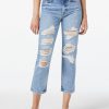 Ellington Rips Le Piper Crop Straight Jeans - StyleFav