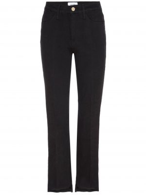 Film Noir Le High Straight Raw Stagger Jeans - StyleFav - StyleFav