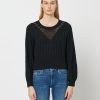 Irving Cable Knit Crop Sweater - StyleFav