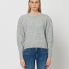Clayton Crop Pebbled Knit Sweater - StyleFav