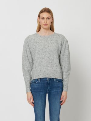 Clayton Crop Pebbled Knit Sweater - StyleFav