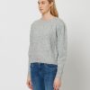 Clayton Crop Pebbled Knit Sweater - StyleFav