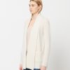 Novah Waffle Knit Lapel Cardigan - StyleFav