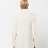 Novah Waffle Knit Lapel Cardigan - StyleFav