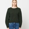 Ida Balloon Sleeve Crop Sweater - StyleFav
