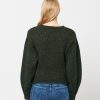 Ida Balloon Sleeve Crop Sweater - StyleFav