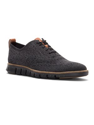 ZeroGrand Stitchlite Black_Magnet Oxfords - StyleFav