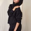 Ora Cowl Neck Hooded Sweatshirt - StyleFav