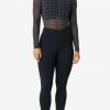 Gaganga Long Sleeve Sheer Bodysuit - StyleFav