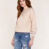 Doreen Buttoned Shoulder Sweater - StyleFav