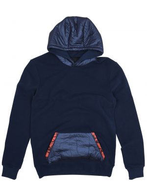 Khloe Print Back Print Hooded Sweatshirt - StyleFav
