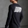 International Kanji Long Sleeve Top - StyleFav