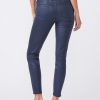 Hoxton Sapphire Luxe Coated Ankle Jeans - StyleFav