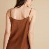 Fray Edge Adjustable Strap Camisole - StyleFav