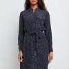 Alix Cheetah Belted Shirt Dress - StyleFav