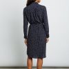 Alix Cheetah Belted Shirt Dress - StyleFav