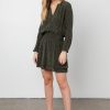 Jasmine Long Sleeve Snake Print Dress - StyleFav
