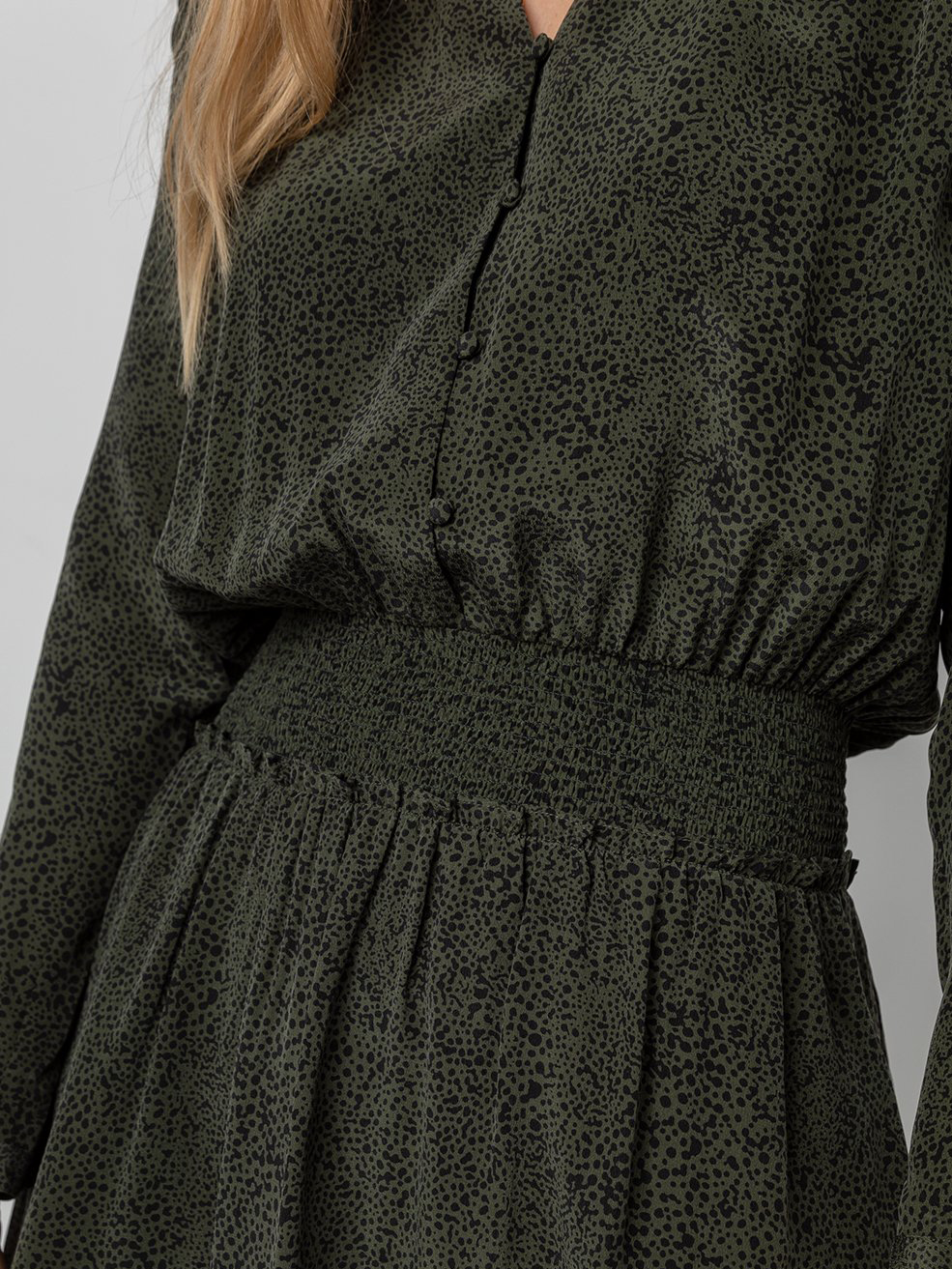 Jasmine Long Sleeve Snake Print Dress - StyleFav