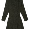 Jasmine Long Sleeve Snake Print Dress - StyleFav