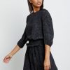 Inez Crew Pullover Snake Print Dress - StyleFav