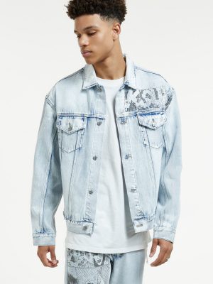 Oh G Comik Trucker Fit Denim Jacket - StyleFav
