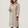 Talyse Long Maxi Brushed Down Coat - StyleFav