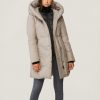 Camelia Brushed Down Coat - StyleFav
