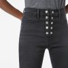 Bestwick Le High Skinny Snap Fly Jeans - StyleFav
