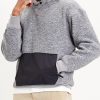 Sherpa Nylon Pocket Hoodie - StyleFav
