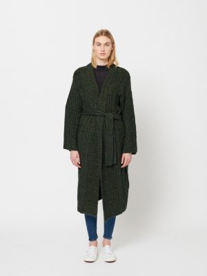 Lucinda Self-Tie Knit Duster Cardigan - StyleFav