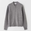 Morchella Wool Blend Zip Cardigan - StyleFav
