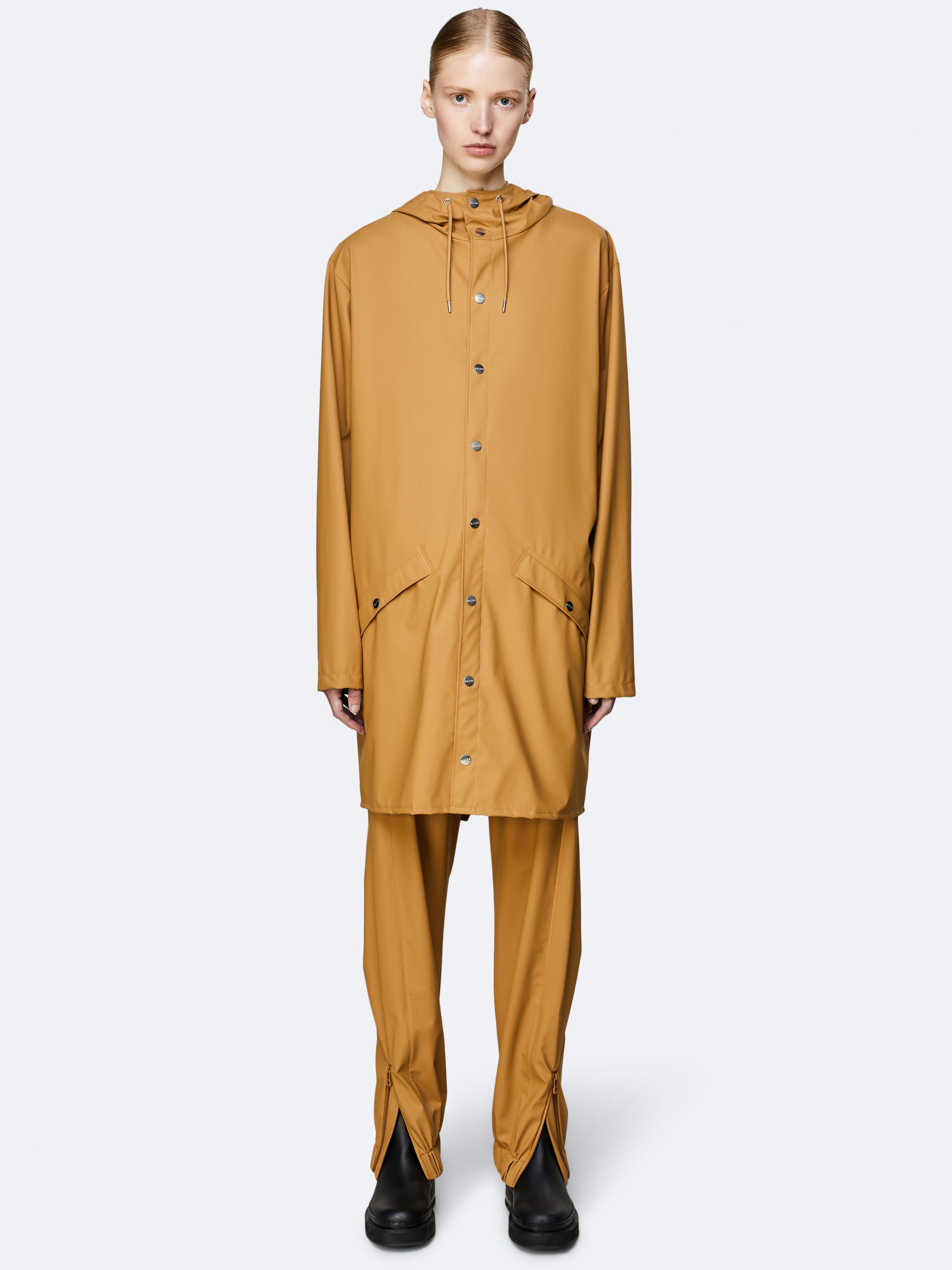 Essential Long Rain Jacket - StyleFav