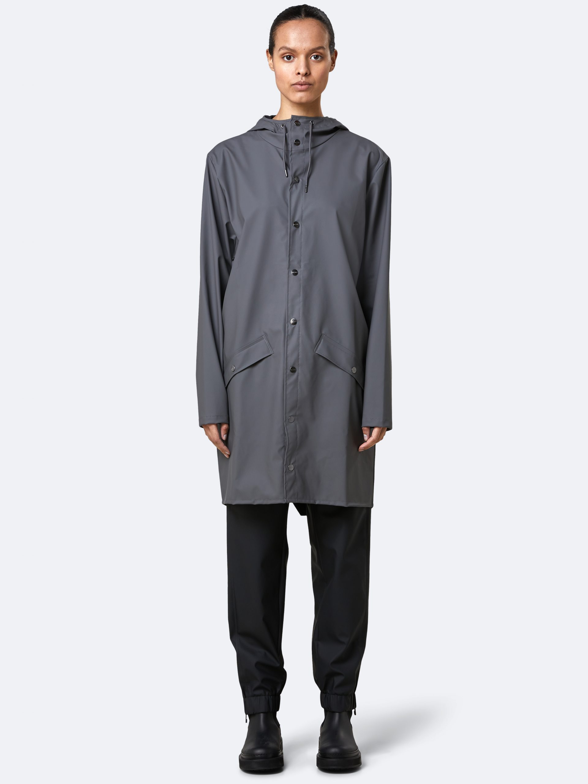 Essential Long Rain Jacket - StyleFav
