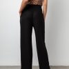 Jess Mid-Rise Wide Leg Linen Blend Pants - StyleFav