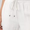 Agnes Drawstring Elastic Waist Wide Leg Pants - StyleFav