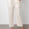 Agnes Drawstring Elastic Waist Wide Leg Pants - StyleFav