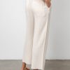 Agnes Drawstring Elastic Waist Wide Leg Pants - StyleFav