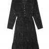 Marion Slate Python Long Sleeve Midi Dress - StyleFav