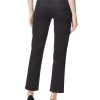 Adele Vesper Noir Mid Rise Straight Jeans - Stylefav