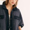 Ruby Button Down Oversized Jacket - Stylefav