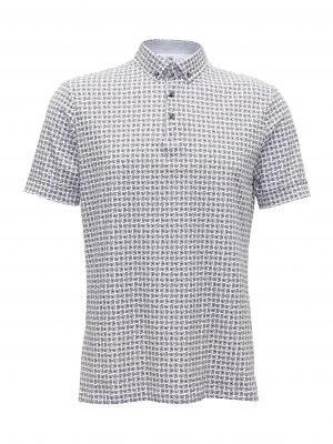 Non-Iron Teardrop Print Cotton Shirt - Stylefav