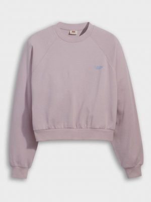 Winsome Orchid Cropped Crew Sweatshirt - Stylefav