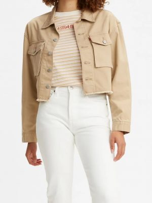 Incense Vibe Utility Cropped Trucker Jacket - StyleFav