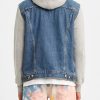 Hood Up Hybrid Hoodie Trucker Jacket - StyleFav
