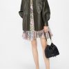 Lalu Urban Printed Fluted Hem Mini Dress - StyleFav