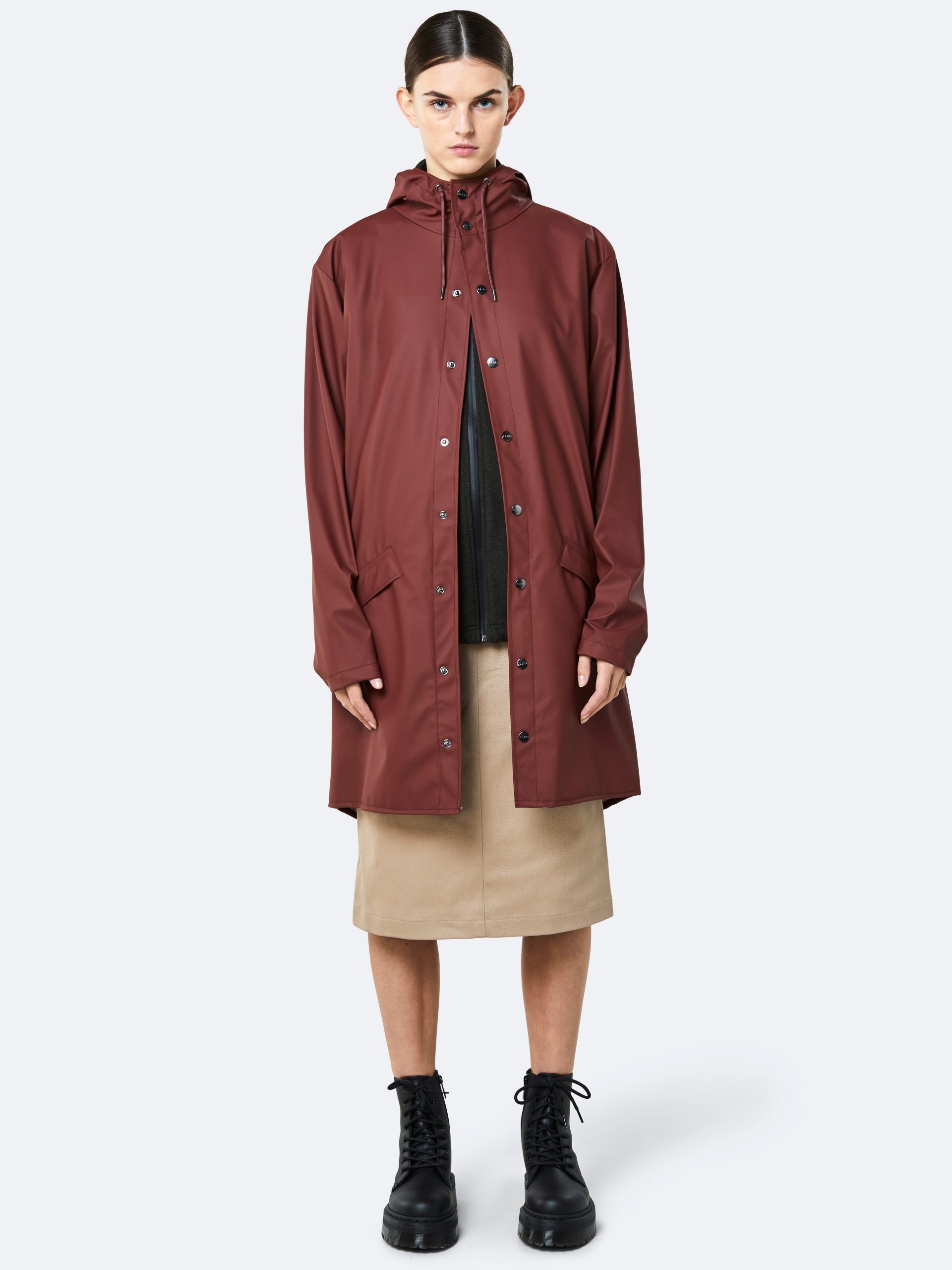 Essential Long Rain Jacket - StyleFav