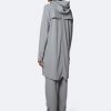 Essential Long Rain Jacket Rock - Stylefav