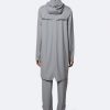 Essential Long Rain Jacket Rock - Stylefav