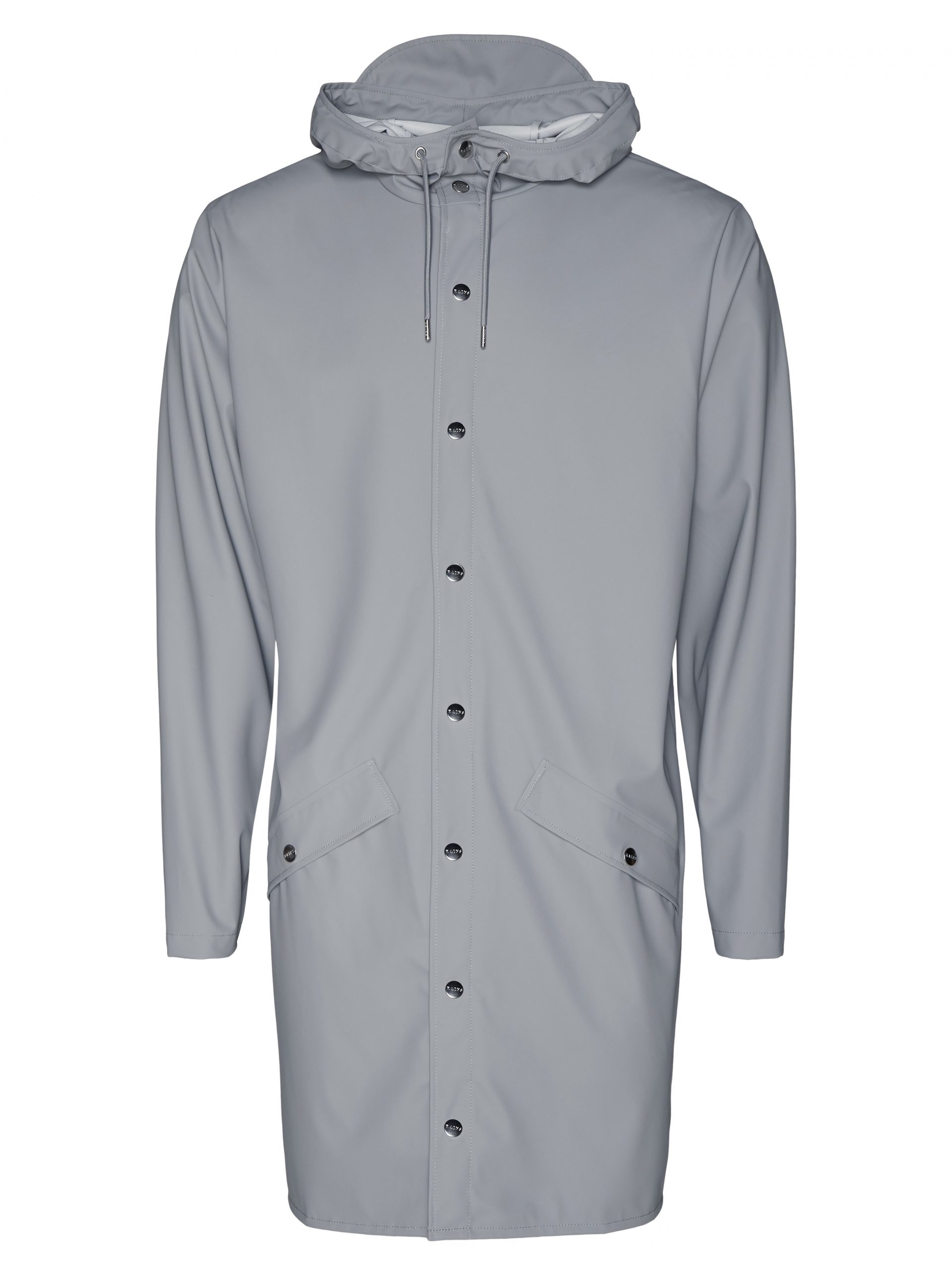 Essential Long Rain Jacket Rock - Stylefav